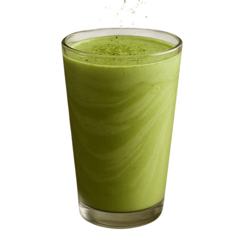 Pistache matcha latte