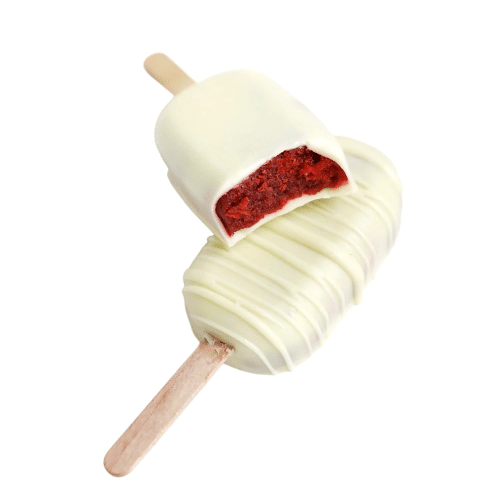 Red velvet Magnum cake pop