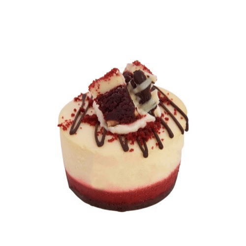 Red velvet mini cheesecake