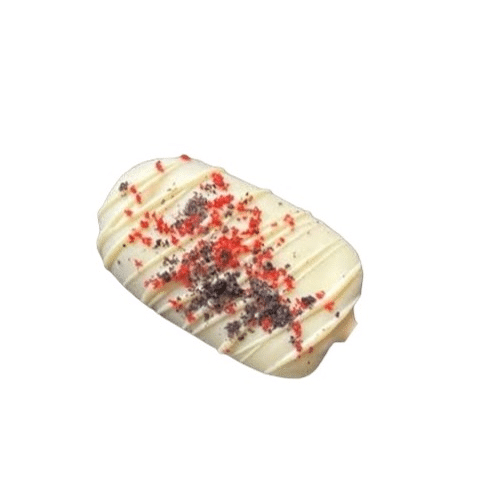 Red velvet Oreo Magnum cake pop