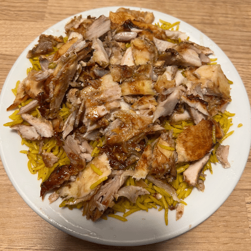 Rijst met shoarma