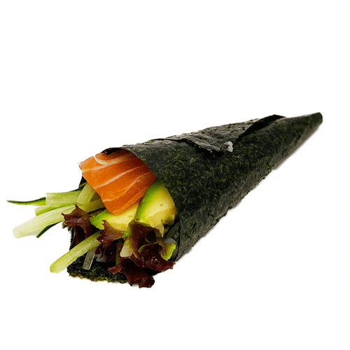 Sake temaki