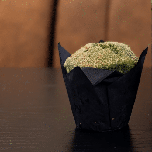 Matcha coconut muffins zacht. Rijk. Overheerlijke