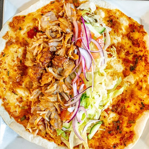 Turkse pizza met kip