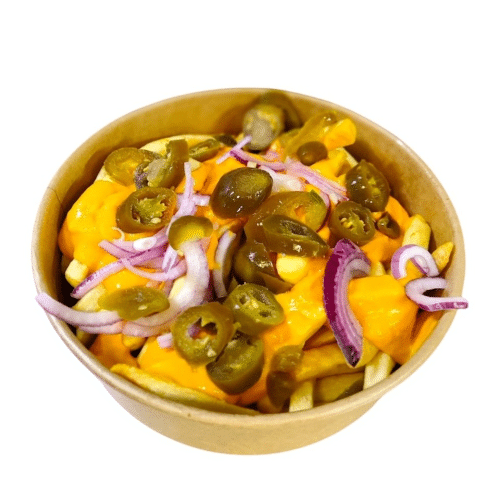 Loaded fries cheese jalapeño's