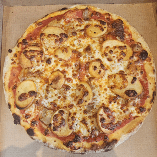 Pizza kapsalon lamsshoarma
