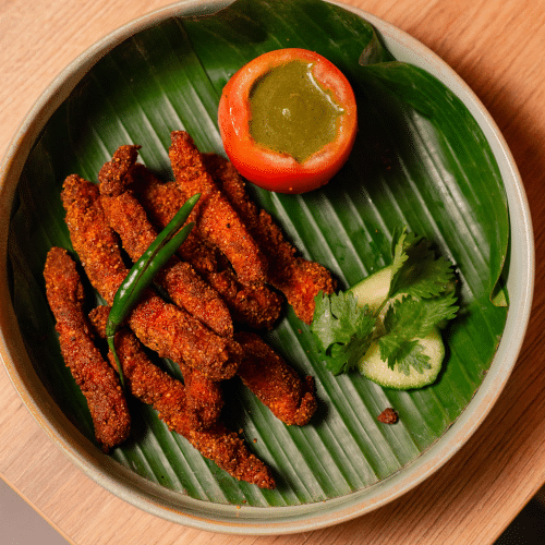 Fried gun powder chicken