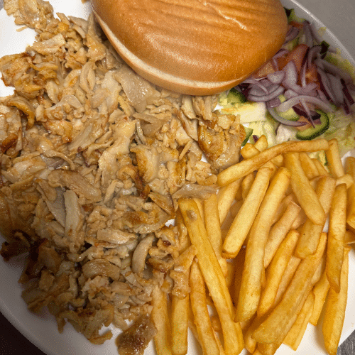 Kipdöner schotel