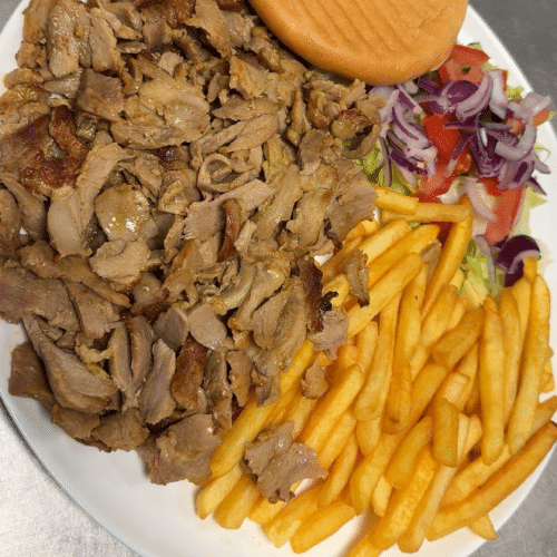 Shoarma lams schotel