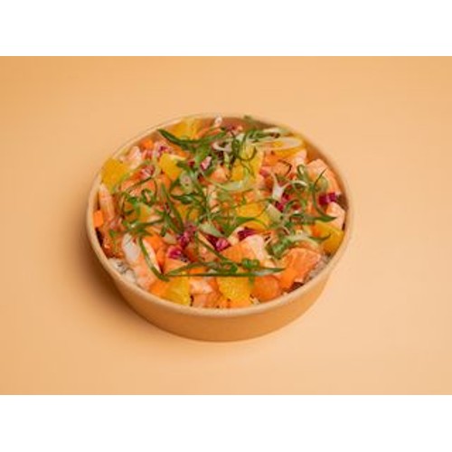 Poke Bowl Salmon Orange