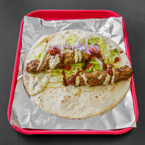 Dürüm seekh kebab menu