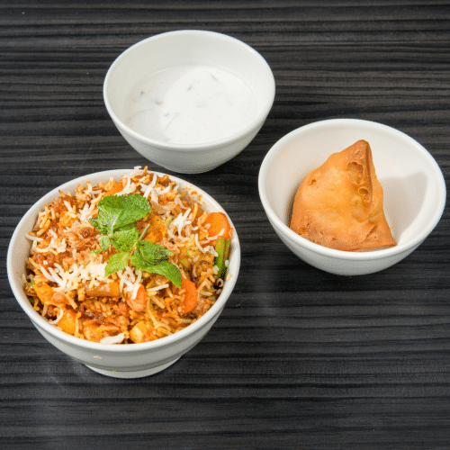 Biryani menu veg