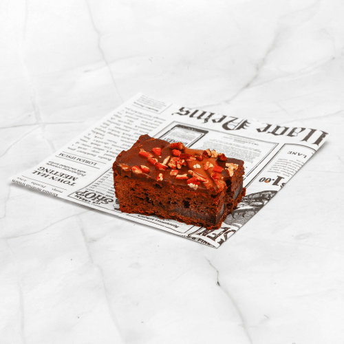 Caramel pecan brownie