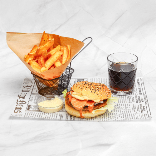 Classic burger menu