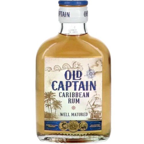 Old Captain Dark Caribbean Rum 20cl