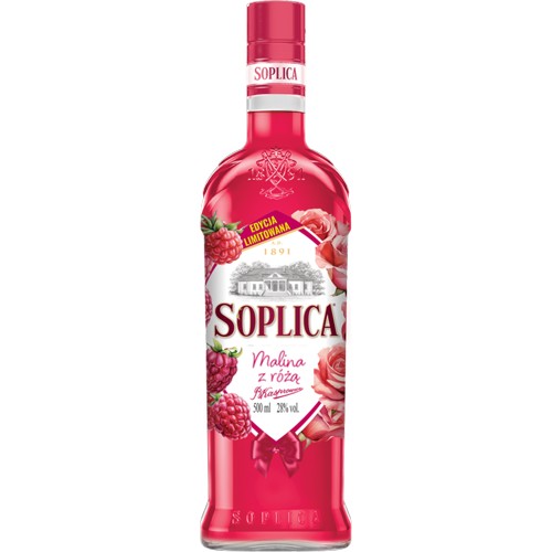 Soplica Malina z Róza 'Framboos-roos' 50cl