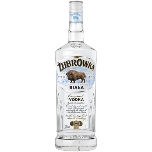 Zubrówka Biala Wodka 37.5% 100cl