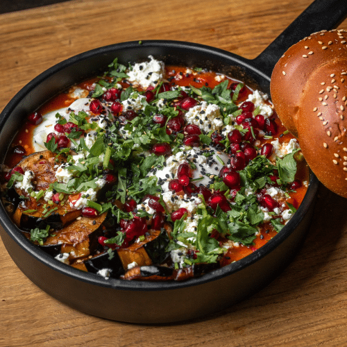 Eggplant and feta