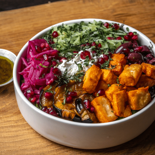 Haloumi heaven salade