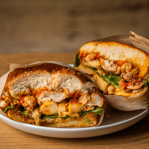 Hot chicken sandwich