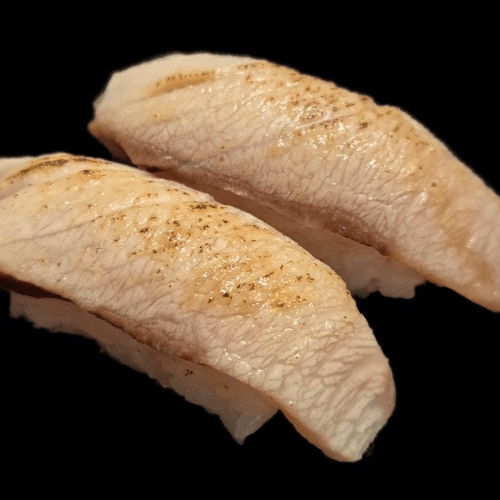 Flamed kingfish nigiri