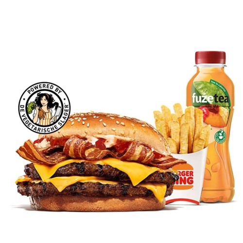 Veggie Double Bacon King menu