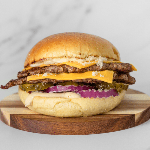 Dubbel truffel Parmezaan smashburger