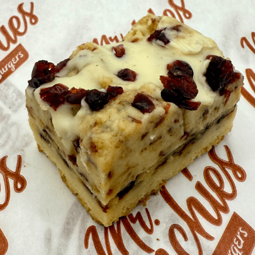 Cranberry blondie