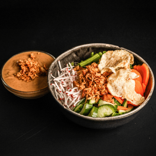 Gado gado compleet ketjil, vegetarisch