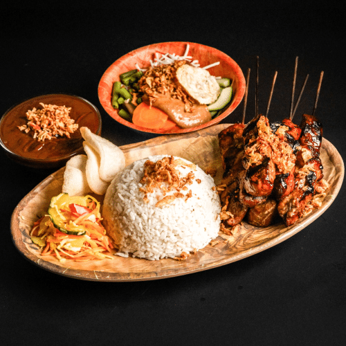 Saté kambing domba schotel