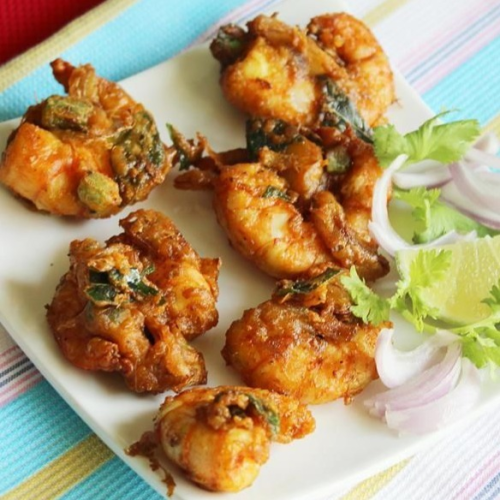 Prawn pakora