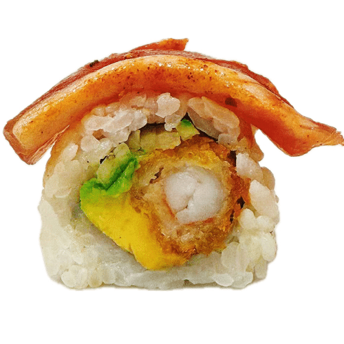 Gegrilde tuna flamed met ebi