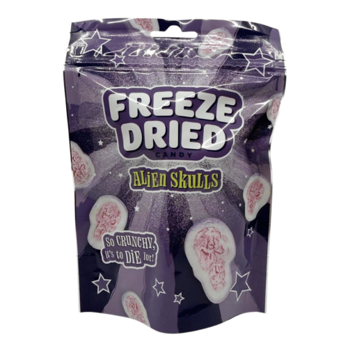 Freeze dried alien skulls