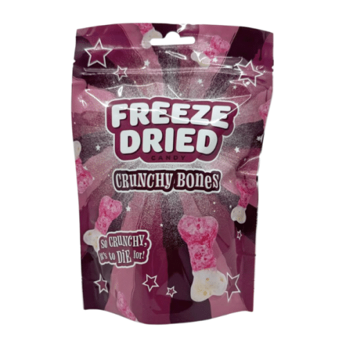 Freeze dried crunchy bones