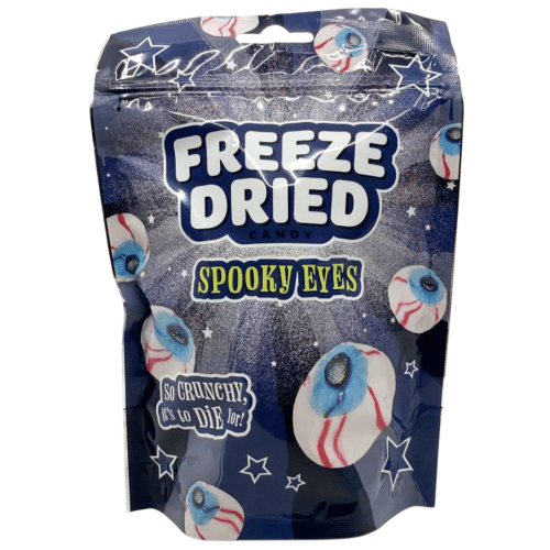 Freeze dried spooky eyes