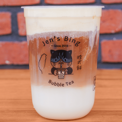 Crème brulee milk tea