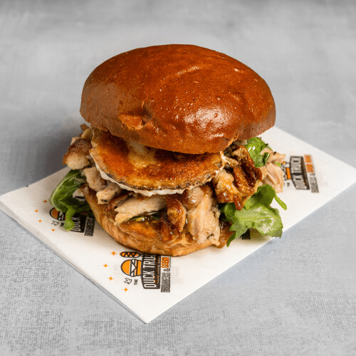 Chicken burger goat