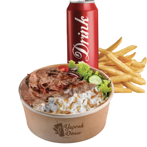 Yaprak döner met rijst menu
