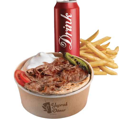 Yaprak döner iskender menu