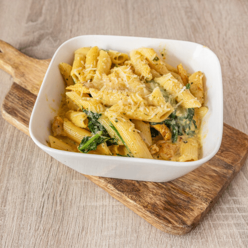 Pasta pollo spinaci