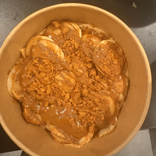 Lotus speculoos mini pancakes