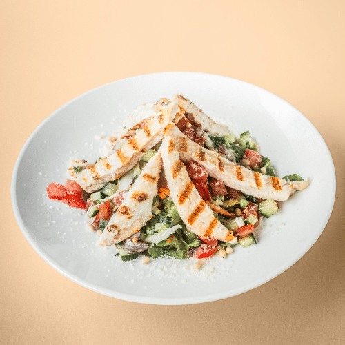 Salade met gegrilde kip