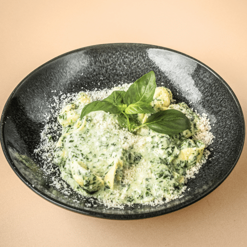 Tortellini ricotta spinazie