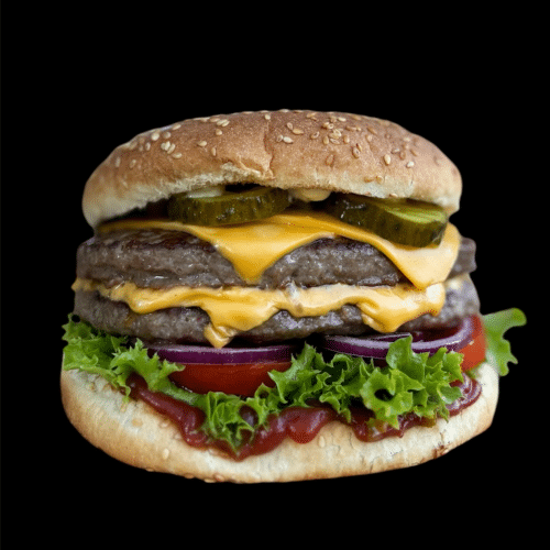 Double cheeseburger
