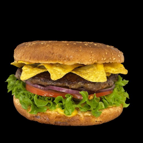 Nacho burger