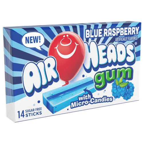 Airheads Blue Raspberry Kauwgum
