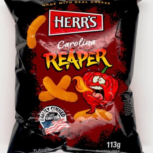 Herr's Carolina Reaper Cheese Curls 113g