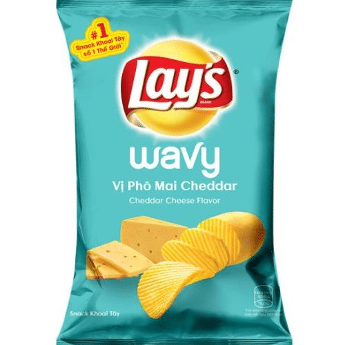 Lay's Wavy Vi Phô Mai Cheddar 90g