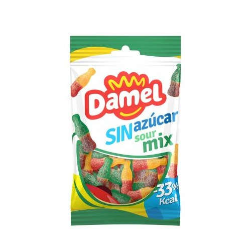 Damel Suikervrije Sour Gummy Snoepmix