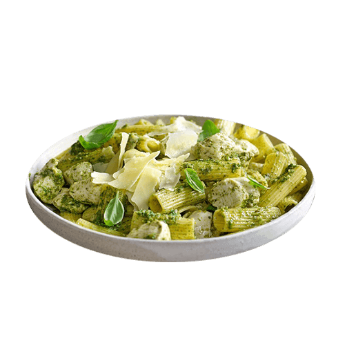Pasta chicken pesto
